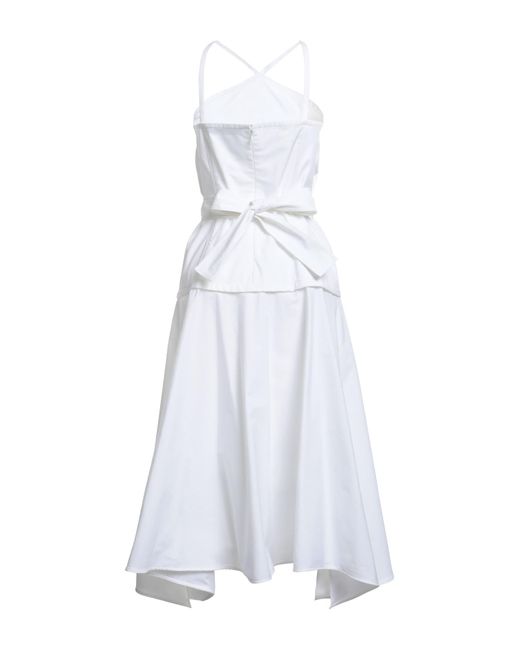 Proenza Schouler White Midi Dress
