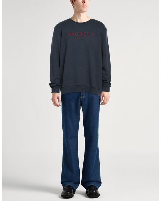 Hackett Blue Heritage Sweatshirt Cotton, Polyester for men