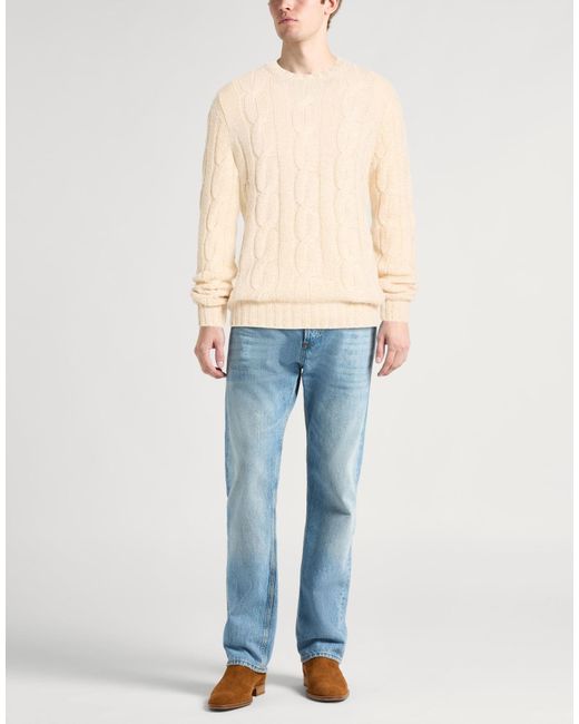 Fedeli Natural Sweater Cashmere for men