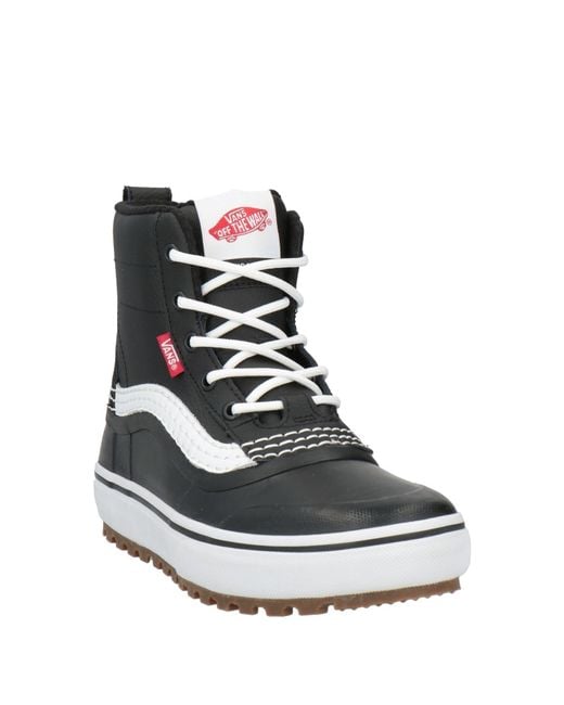 VANS MTE Black Sneakers Leather, Synthetic Material