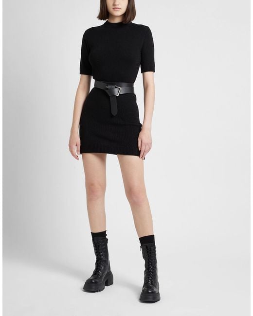 8 by YOOX Black Mini Dress
