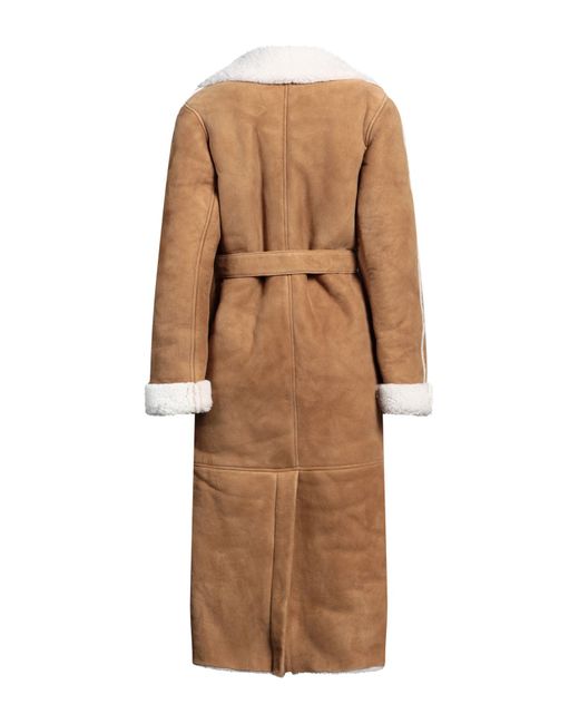 Maje Brown Shearling & Teddy