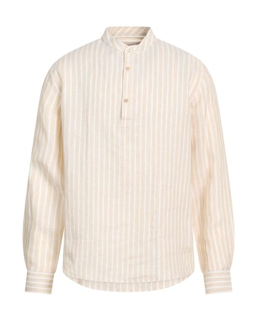 Agnona White Shirt Linen for men