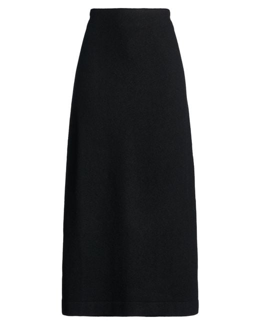 Jil Sander Black Midi Skirts
