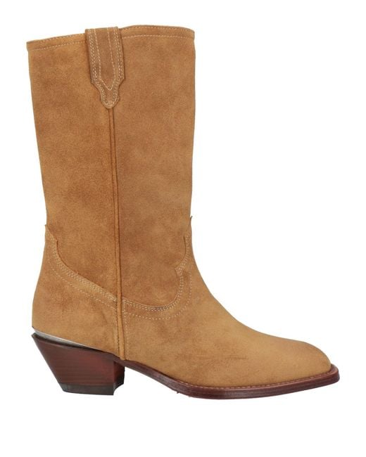 Sonora Boots Brown Camel Ankle Boots Leather