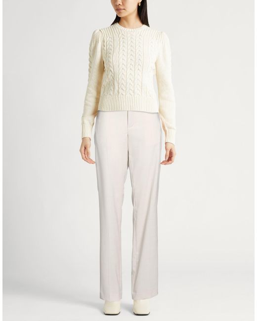 Erika Cavallini Semi Couture White Trouser
