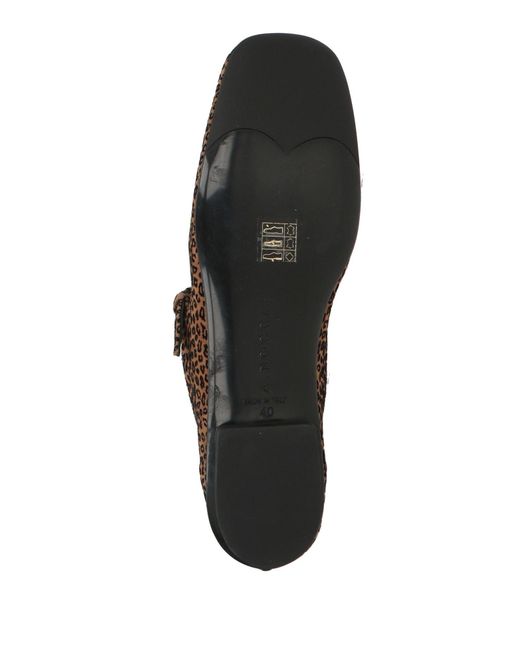 A.Bocca Brown Ballet Flats