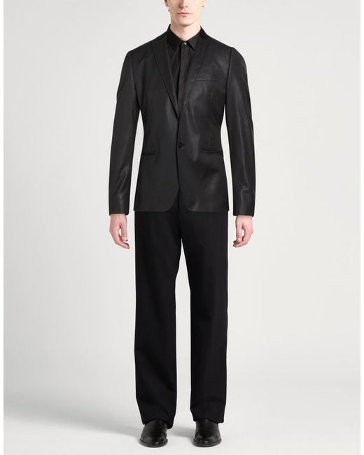 Bikkembergs Black Blazer Virgin Wool, Polyester for men