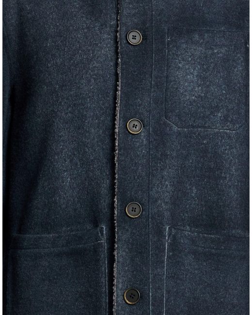 Gimo's Blue Jacket Wool, Polyamide for men