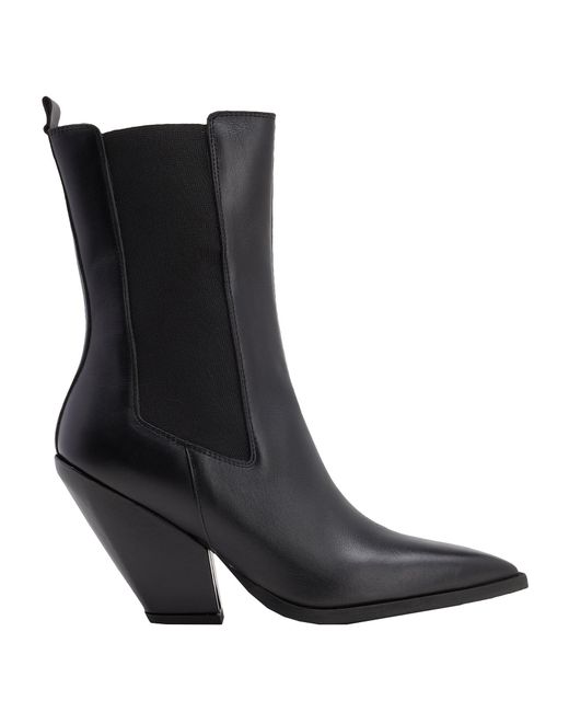 8 by YOOX Black Ankle Boots