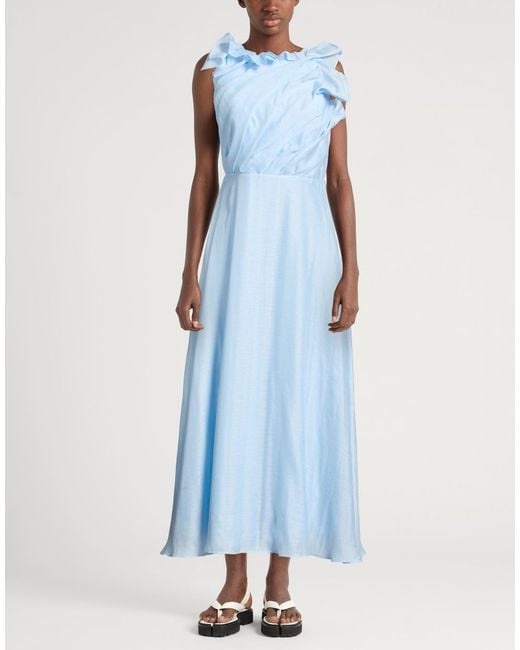 Aje. Blue Midi Dress
