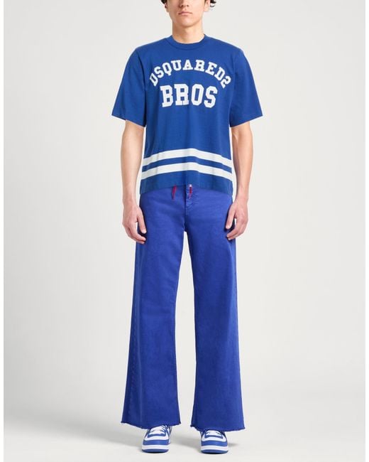 Camiseta DSquared² de hombre de color Blue