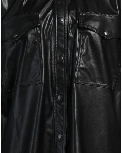 Isabel Marant Black Jacket Polyester, Polyurethane