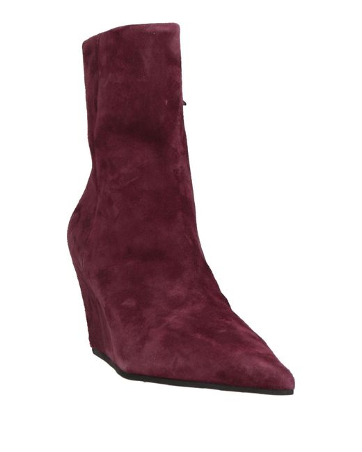 Vic Matié Purple Ankle Boots