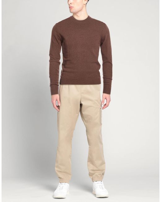 DISTRETTO 12 Brown Sweater Wool, Viscose, Polyamide, Cashmere for men