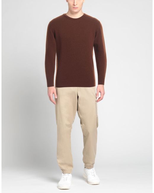 Pullover Roberto Collina de hombre de color Brown