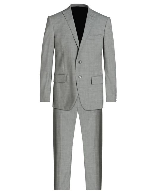 Luigi Bianchi Gray Suit for men