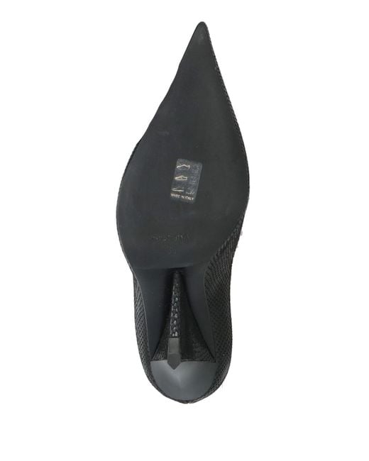 Lella Baldi Black Pumps Leather