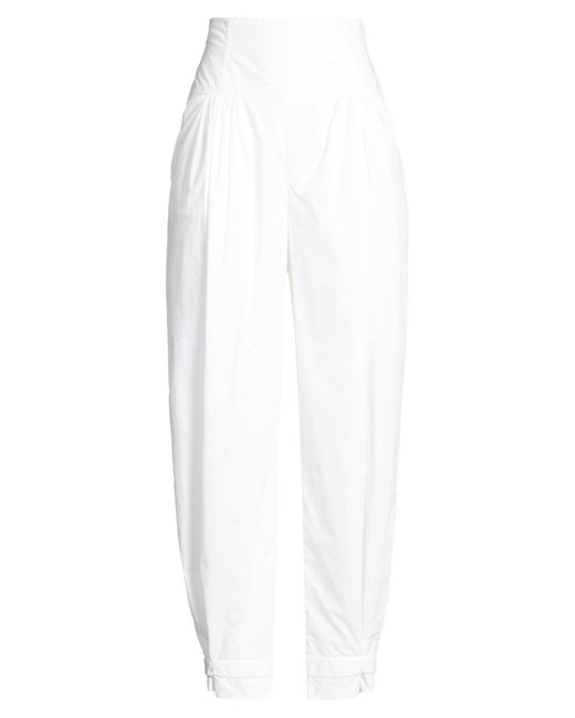 Alberta Ferretti White Pants Cotton