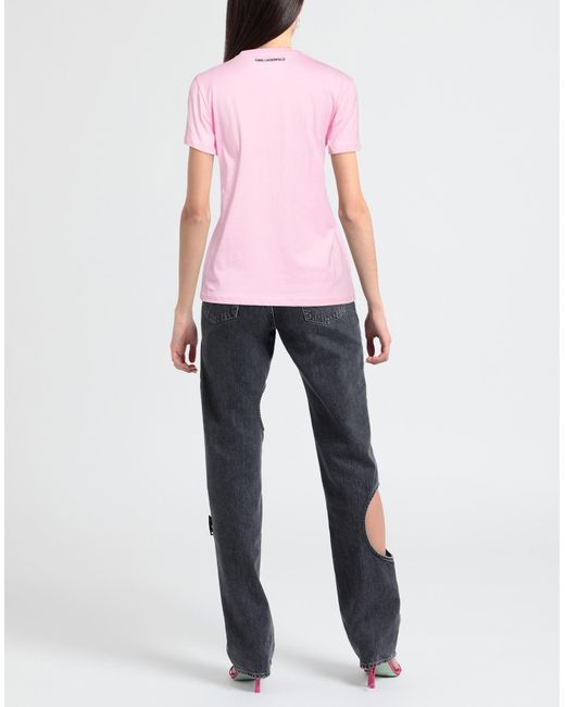 Karl Lagerfeld Pink T-shirt