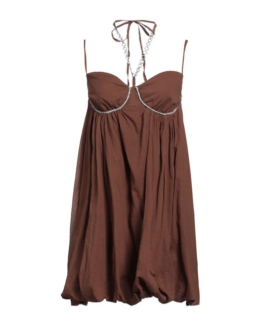 Vestito Corto di ViCOLO in Brown