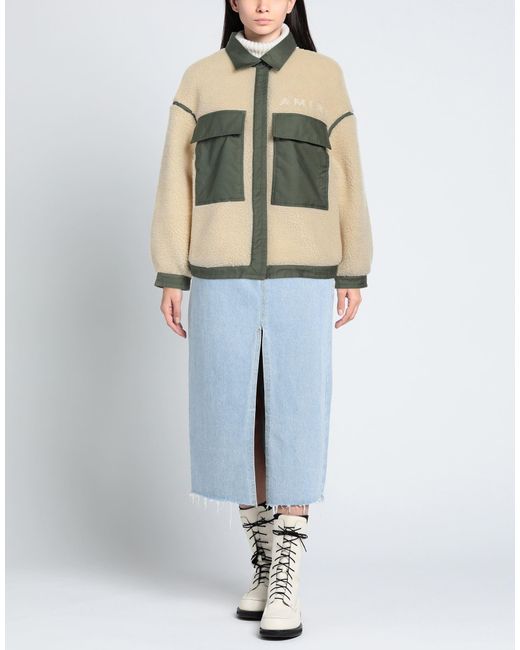 Amiri Green Shearling & Teddy