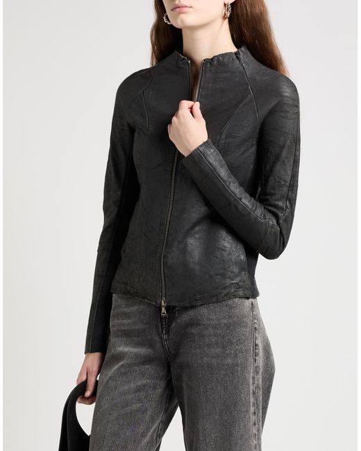 Transit Gray Par-Such Jacket Lambskin, Virgin Wool, Polyamide, Elastane