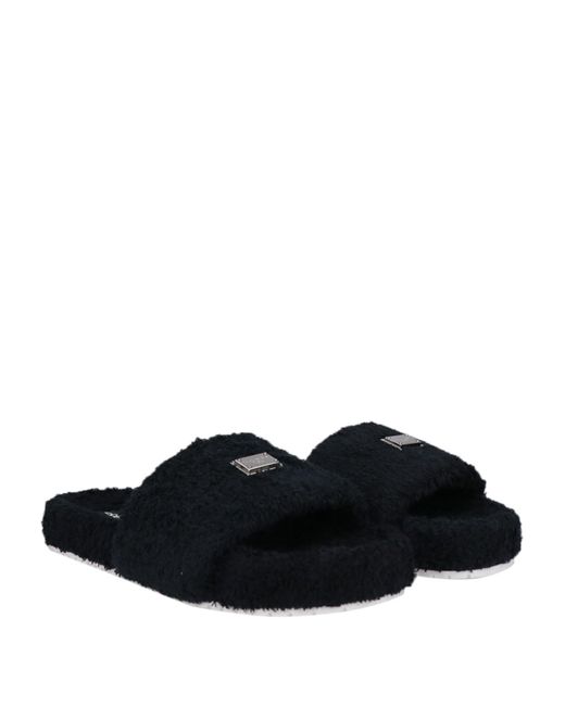 Dolce & Gabbana Black Sandals for men