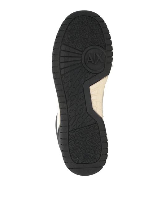 ARMANI EXCHANGE Black Trainers for men