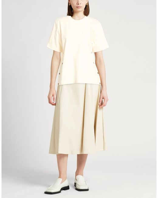 Moncler White T-Shirt Cotton