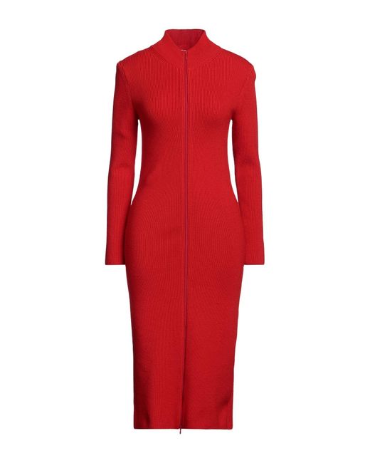 Loewe Red Midi Dress