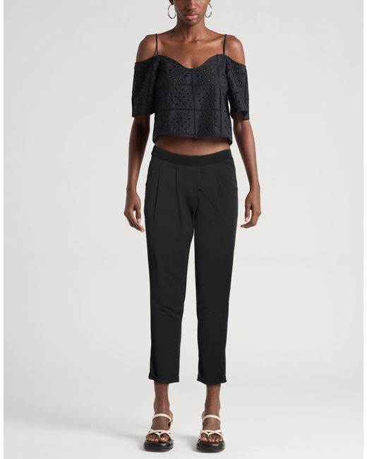 Kocca Black Pants Polyester, Elastane
