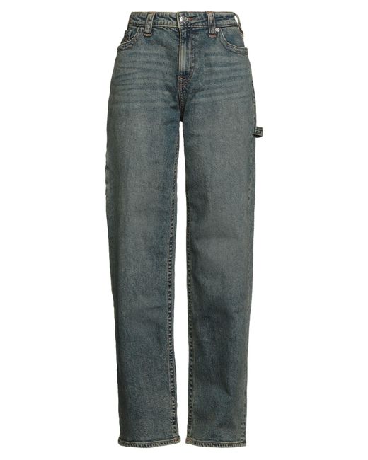 True Religion Gray Jeans Cotton, Elastane