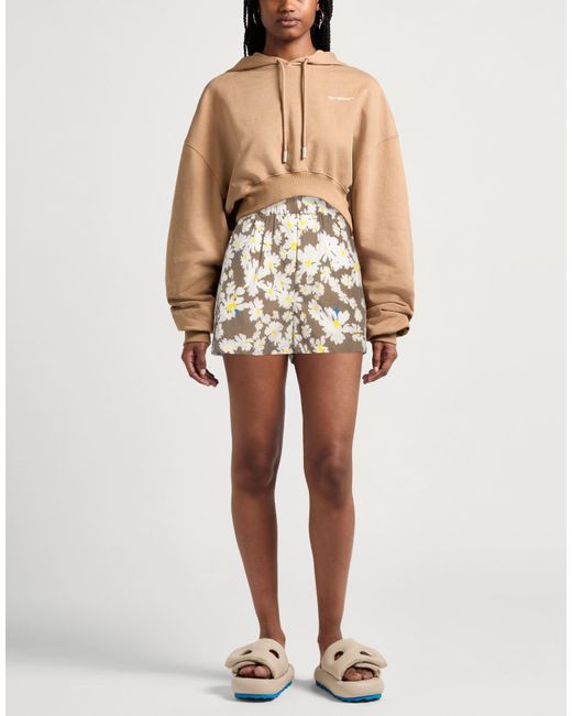 MSGM Natural Shorts & Bermuda Shorts