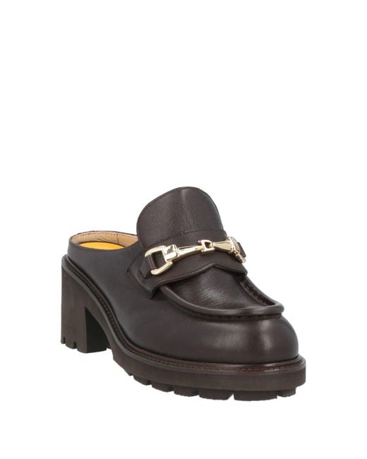 Doucal's Brown Mules & Clogs