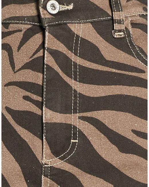 Please Brown Pants Cotton, Elastane