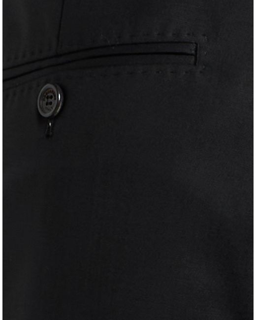 DSquared² Black Pants Virgin Wool, Elastane for men