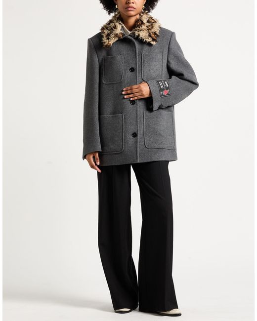 Manteau Long MSGM en coloris Black