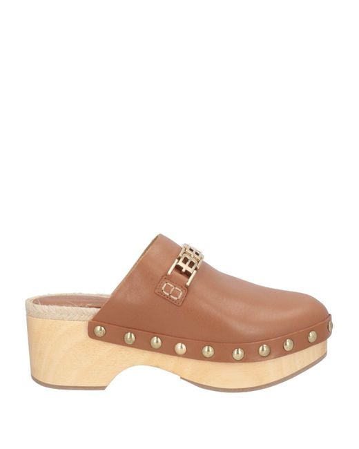 Baldinini Brown Mules & Clogs
