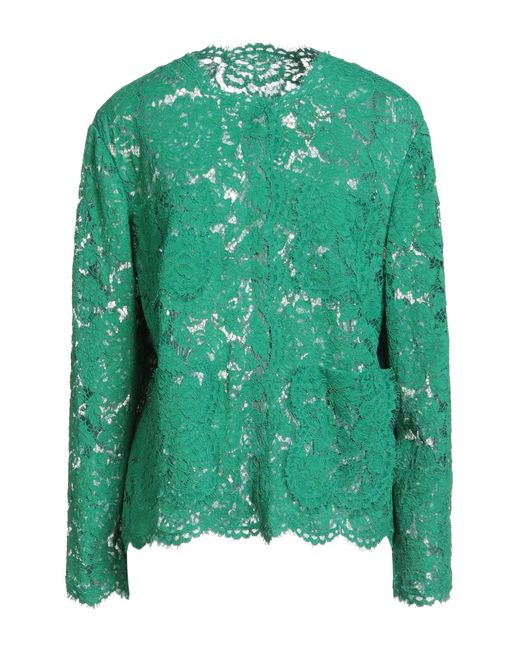 Dolce & Gabbana Green Jacket Viscose, Cotton, Polyamide