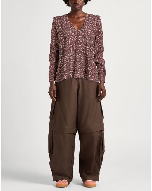 Top Maison Kitsuné de color Brown