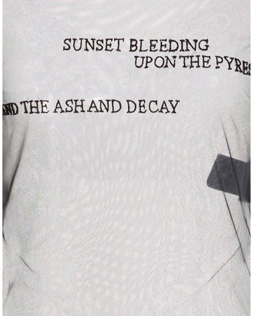 Ann Demeulemeester Gray Top Polyamide