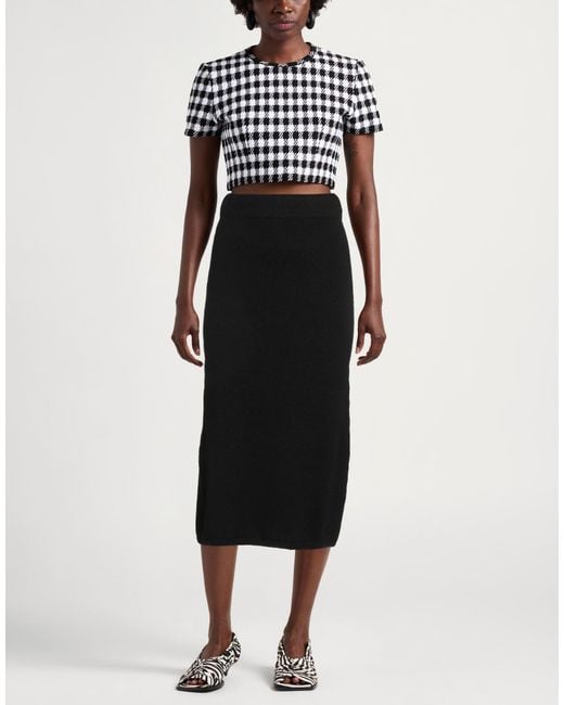 Beatrice B. Black Midi Skirt