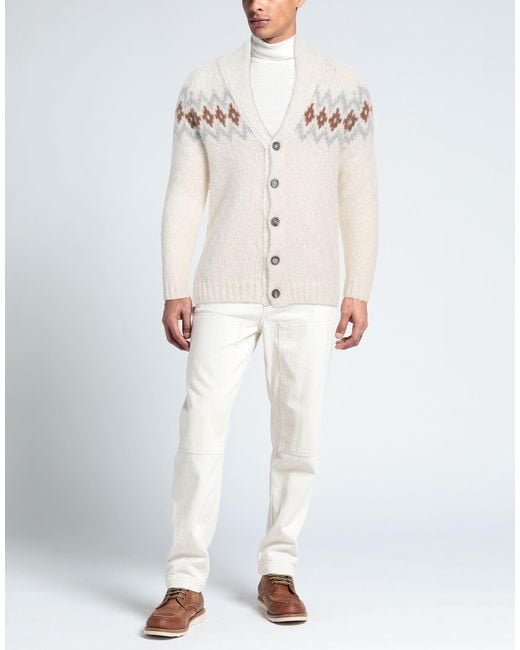 Eleventy Natural Cardigan for men