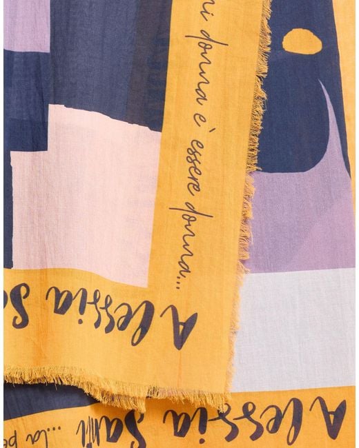 ALESSIA SANTI Blue Scarf