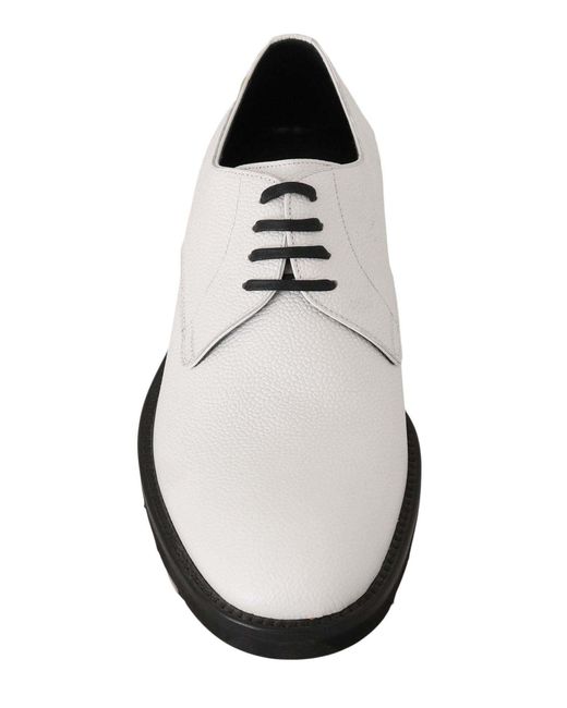 Zapatos de cordones Dolce & Gabbana de hombre de color White