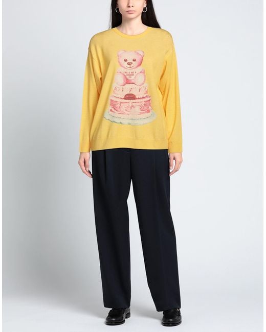 Pullover Moschino de color Yellow