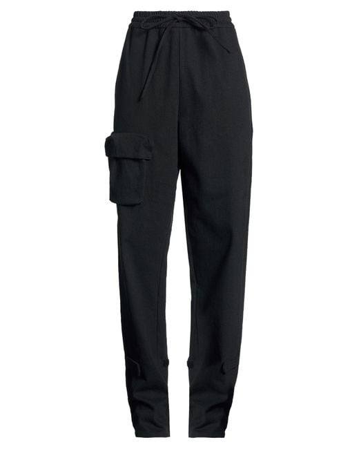 ART259DESIGN Black Jeans Cotton, Wool, Polyester, Elastane