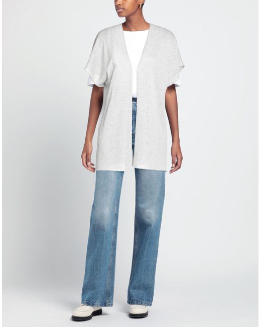 Le Tricot Perugia White Cardigan