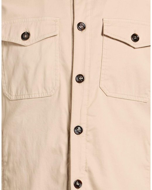 Moorer Natural Jacket Cotton, Silk, Elastane for men
